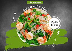 Trưa nay ăn gì: Bữa trưa khai vị nhưng no bụng cùng salad miến tôm