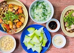 Mâm cơm chay phong phú mà nấu nhanh, trời lạnh ăn cơm thì ngon tuyệt