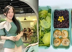 Nàng công sở 9X khoe cơm trưa mang đi làm nhìn 'đã con mắt', chị em ghim ngay thực đơn để khỏi vắt óc nghĩ hôm nay ăn gì