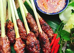 Bò cuộn sả nướng đã miệng