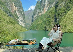 Điểm camping có view nhìn trọn vẹn vẻ hùng vĩ ở sông Nho Quế