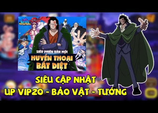 Gomu huyền thoại siêu cập nhật... ra mắt siêu tướng dragon + bảo vật mới + update vip20 !!!