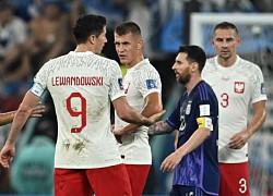 Messi thân thiết với Lewandowski