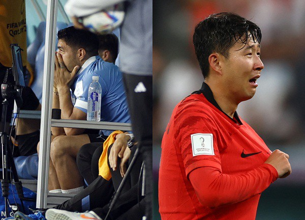 Những giọt nước mắt trái chiều của Suarez và Son Heung Min