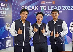 Thí sinh Trường THPT chuyên Thoại Ngọc Hầu thi hùng biện tiếng Anh Speak-to-Lead