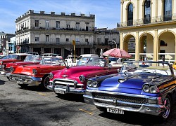 Xe cổ sang chảnh ở Old Havana