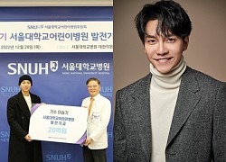 Lee Seung Gi tặng 1,58 triệu USD cho bệnh viện nhi đồng