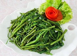 Luộc rau muống đừng chỉ bỏ nước lạnh: Thả thêm thứ này rau xanh mướt, giàu dinh dưỡng