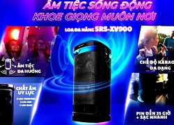 Sony ra mắt loa SRS-XV900 giúp âm tiệc sống động, khoe giọng muôn nơi