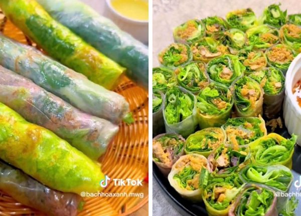 Cách làm bì cuốn ngũ sắc đủ sắc đẹp mắt, chiêu đãi cả nhà