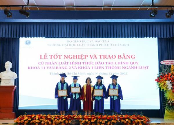 ĐH Luật TPHCM tổ chức lễ Lễ bế giảng và vinh danh sinh viên tốt nghiệp ngành Luật