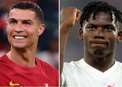 Ronaldo biểu diễn kỹ thuật lạ trên sân tập, fan tin Messi không làm được