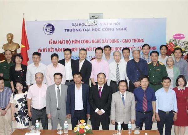 Trường Đại học Công nghệ - ĐH Quốc gia Hà Nội thành lập Khoa Công nghệ Xây dựng Giao thông