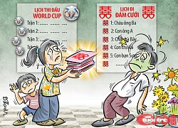 Lịch cưới, lịch 'cúp' chồng chéo