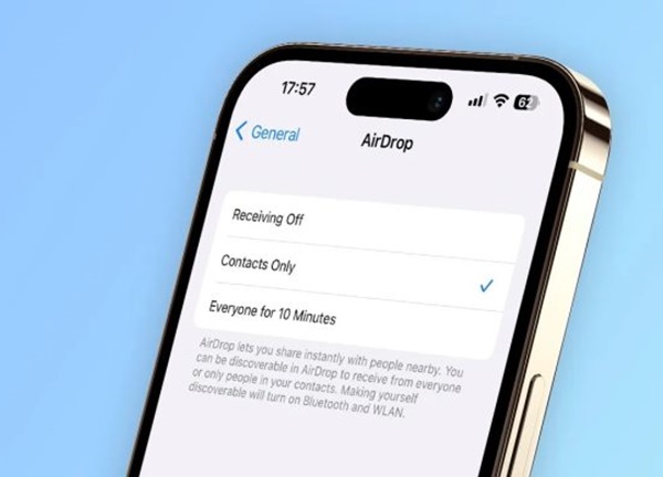 iOS 16.2 triển khai giới hạn thời gian 10 phút cho AirDrop trên toàn cầu