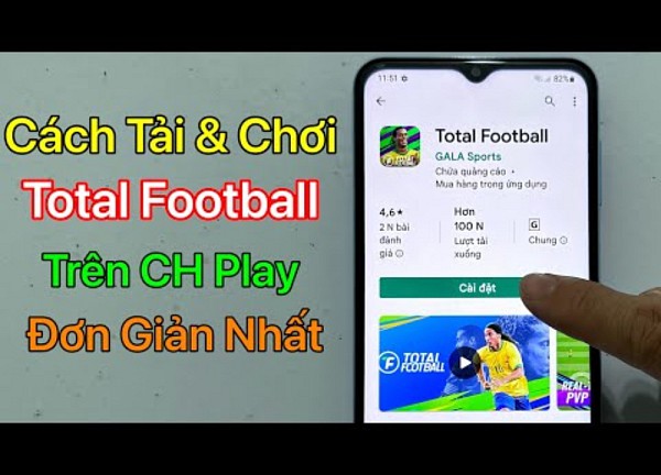 Cách Tải Total Football Trên Android CH Play / Mới Nhất 2022