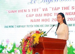 Đại học Thái Nguyên tuyên dương tập thể và cá nhân 'sinh viên 5 tốt'