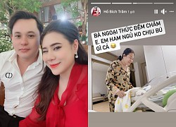 Hồ Bích Trâm: Mẹ thức đêm hôm trông cháu, anh phụ livestream lúc em đẻ