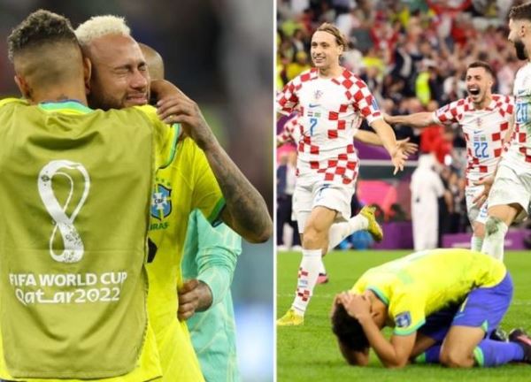 Neymar bật khóc khi Brazil tan vỡ giấc mộng vàng World Cup