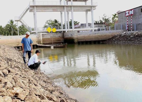 Bến Tre đối diện tình trạng xâm nhập mặn mùa khô sớm