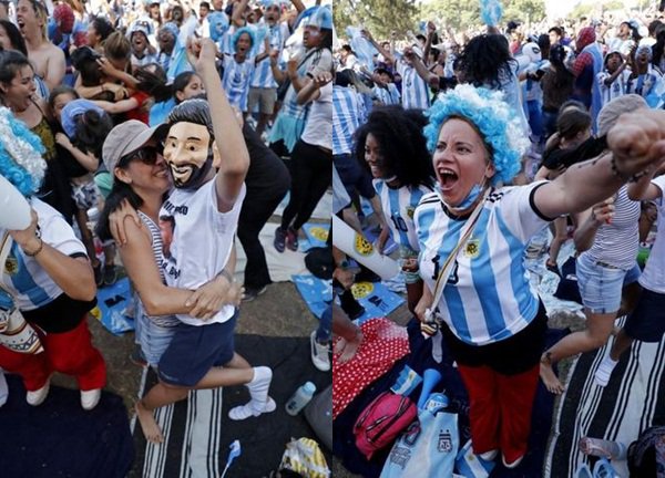 CĐV Argentina "phủ kín" đường phố khi Messi và đồng đội vào chung kết World Cup