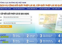 Gian nan đổi giấy phép lái xe qua mạng