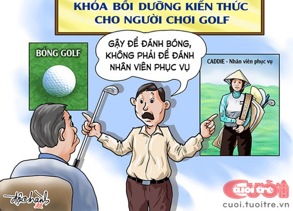 Khóa bồi dưỡng kiến thức cho golfer: Phân biệt caddie và bóng golf