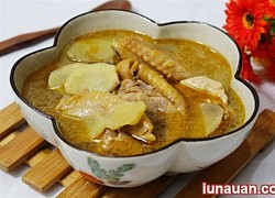 Thời tiết giao mùa làm ngay món canh gà nấu dầu mè bồi bổ cho cả nhà !