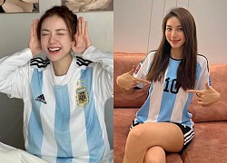 "1001 kiểu" đón chung kết World Cup của sao Việt: Thùy Tiên - Phương Ly "lên đồ" cổ vũ, Big Daddy chơi lớn ra hẳn sân vận động