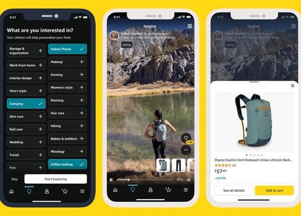 Amazon ra mắt chức năng mua sắm 'bắt chước' TikTok