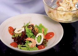 Cách làm Salad trộn Hải Sản rất ngon, thanh mát và đơn giản dễ làm