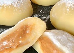 Mách bạn cách làm mochi nhân bơ đậu phộng mềm mịn, thơm béo