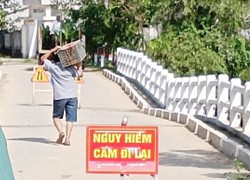 Quảng Nam: Sớm thay thế cầu sông Vầu có nguy cơ bị sập