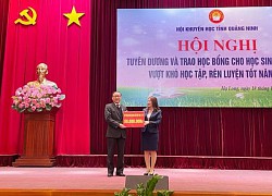 Tuyên dương, trao học bổng cho 175 học sinh, sinh viên vượt khó học tập