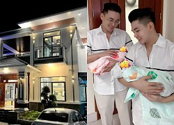 Cặp đôi Vbiz có con bằng phương pháp mang thai hộ sở hữu tài sản khủng, nhìn biệt thự ở quê mới choáng