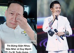 Duy Mạnh "xúc động" khi Tuấn Hưng hát ca khúc mình viết tặng, dấu hiệu làm hòa là đây!