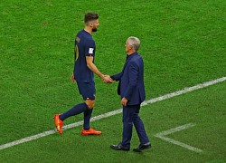 Giroud phản ứng bất mãn khi bị thay sớm