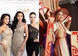 Ngọc Châu đọ sắc cùng dàn mỹ nhân, lần đầu trình diễn trang phục dân tộc thi Miss Universe