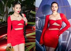 Phương Trinh Jolie bầu bí vẫn không ngán đụng váy Hồ Ngọc Hà