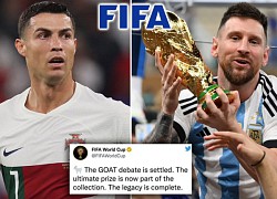 FIFA tạo cuộc tranh cãi dữ dội giữa phe Messi và Cristiano Ronaldo trên mạng xã hội