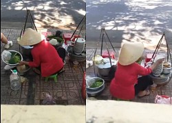 Người bán bún cá đổ thức ăn thừa vào nồi nước lèo bỏ chạy khi được mời về phường