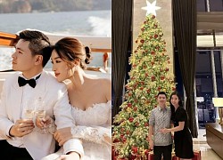 Bắt trọn khoảnh khắc Đỗ Mỹ Linh tay trong tay ông xã đi chơi Noel thu hút sự chú ý