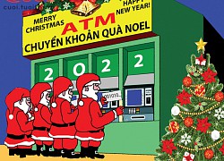 Sáng nay mới nhận được quà Giáng sinh do ông già Noel bị... kẹt