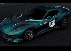 Ferrari 812 Competizione A "khoác áo" Blu Capri kỷ niệm Cavalcade