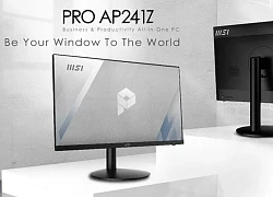 Máy tính AIO MSI PRO AP241Z ra mắt với AMD Ryzen 7 5700G APU