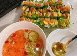 Món cuốn 'giải ngấy' gần 10 nguyên liệu, giá chỉ ngang cốc trà ở Hải Phòng