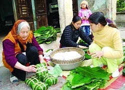 Chiếc bánh chưng của mẹ gợi nhớ ký ức thắm đượm hồn quê