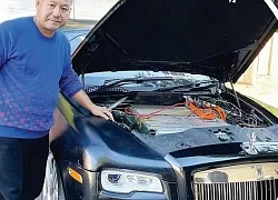 Bán nhà, bị vợ bỏ, chủ xe Rolls-Royce Wraith vẫn quyết tâm độ xe thành xe điện