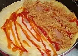 Cách làm bánh Crepe mặn bằng chảo thơm ngon dễ làm