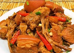 2 cách làm thịt xào măng khô, thịt kho măng khô ngon cơm, hấp dẫn